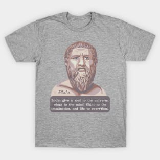 Plato Portrait and Quote T-Shirt